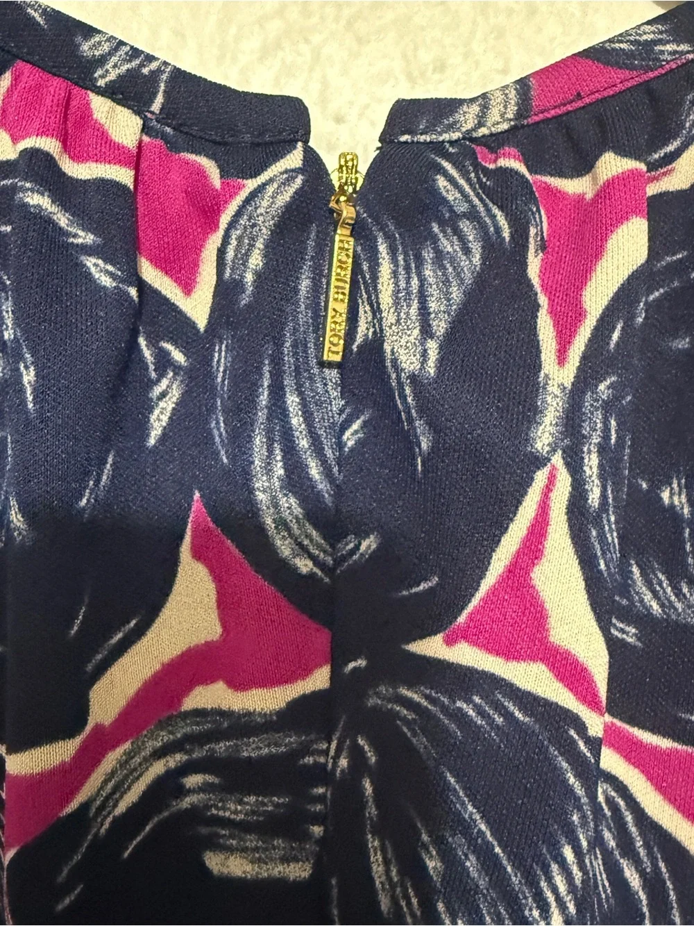 Tory Burch Sleeveless Sheath Dress‎ Small Retro Preppy Resort Vacation Hamptons